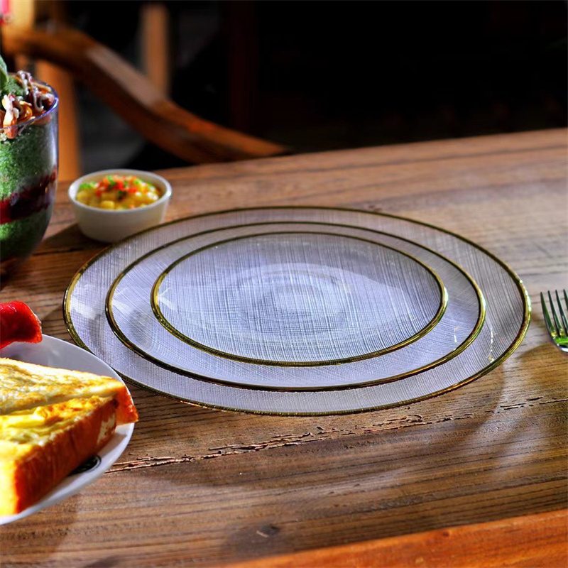 Wholesale Glass Charger Plate PZ-041 - Image 2